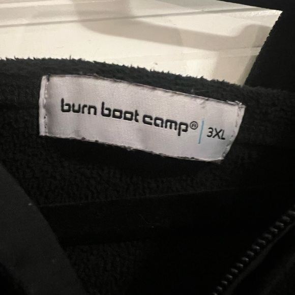 Black Burn Bootcamp Hooded Pullover Fleece - Picture 2 of 5